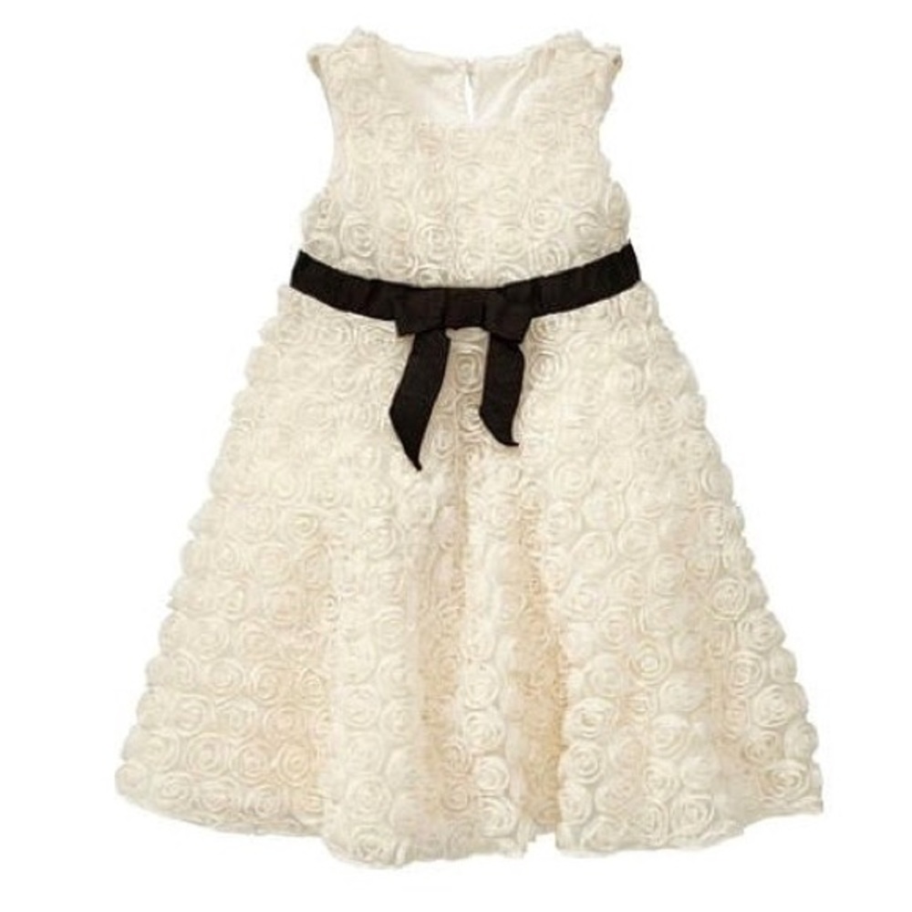🎀 Baby Gap Ivory Mini Tulle Rosette Dress 🎀